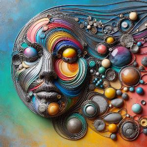 colorful abstract art with circles (8)